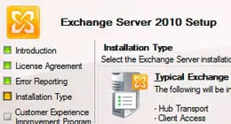 Prérequis à l’installation d’Exchange 2010