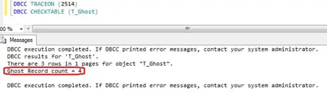 Identification du nombre de Ghost records