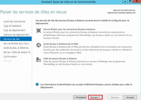 Actions effectués sur un paquet dans une chaîne