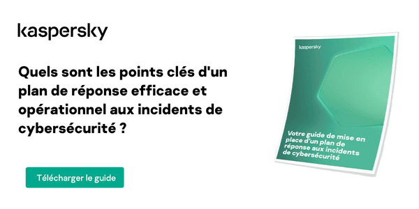 Un plan de réponse aux incidents de cybersécurité