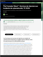 Rapport Forrester sur les services de réponse aux incidents de cybersécurité