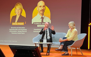 Audrey Brayer, Directrice de l’Innovation opérationnelle et des Systèmes d’Information du Groupe Pierre & Vacances, Center Parcs - Frédéric Cavazza, consultant en usages et technologies numériques