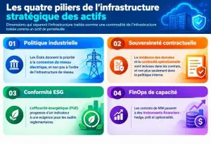 Intensité de l'exigence de faible latence et de souveraineté des données par segment de marché.