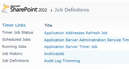 SharePoint 2010, guide PowerShell et Timer Job