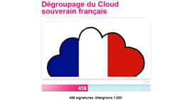 Une pétition pour dégrouper le cloud souverain