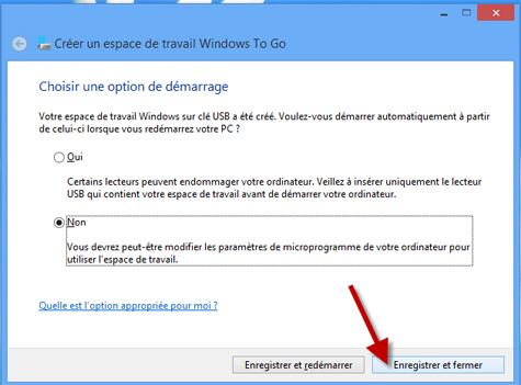 Windows 8 : Comment créer une clé USB Windows to Go
