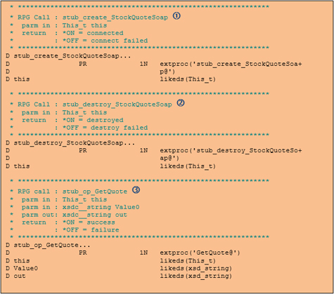 Services Web en RPG ILE, Écrire un programme HLL