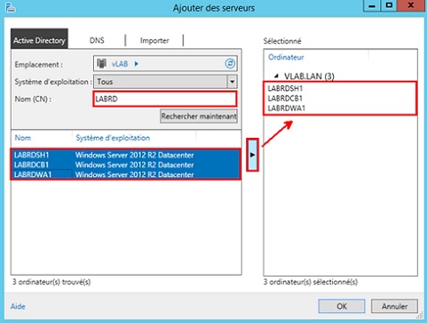 Test de fonctionnement de l’architecture 3 tiers par défaut