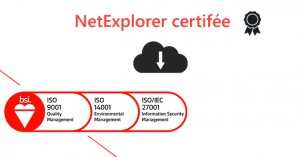 NetExplorer obtient la triple certification ISO 27001, 9001 et 14001