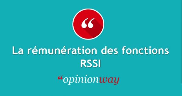 Rémunération des fonctions RSSI