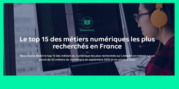 L’Observatoire de la Grande Ecole du Numérique : Top 15 des métiers du numérique