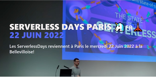 Evènement : les Serverless Days 2022 seront à Paris le 22 juin