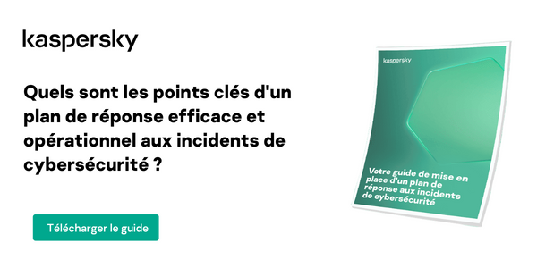 Un plan de réponse aux incidents de cybersécurité