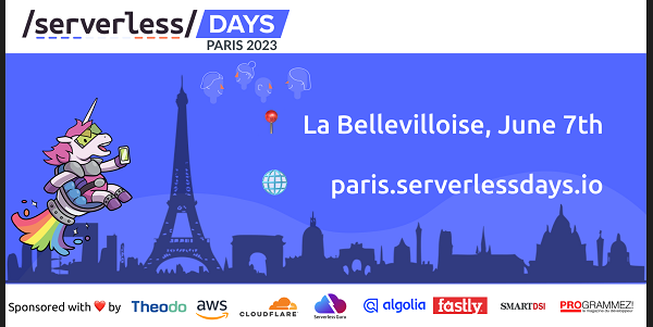 Retour des ServerlessDays Paris en juin 2023