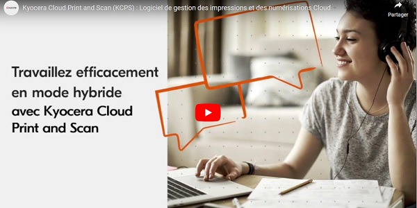 Vidéo : Travailler efficacement avec une solution de gestion des impressions et numérisations Cloud en mode hybride