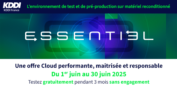 Essentiel : le nouveau point d’entrée vers le cloud privé managé, sobre et agile Essentiel : le nouveau point d’entrée vers le cloud privé managé, sobre et agile